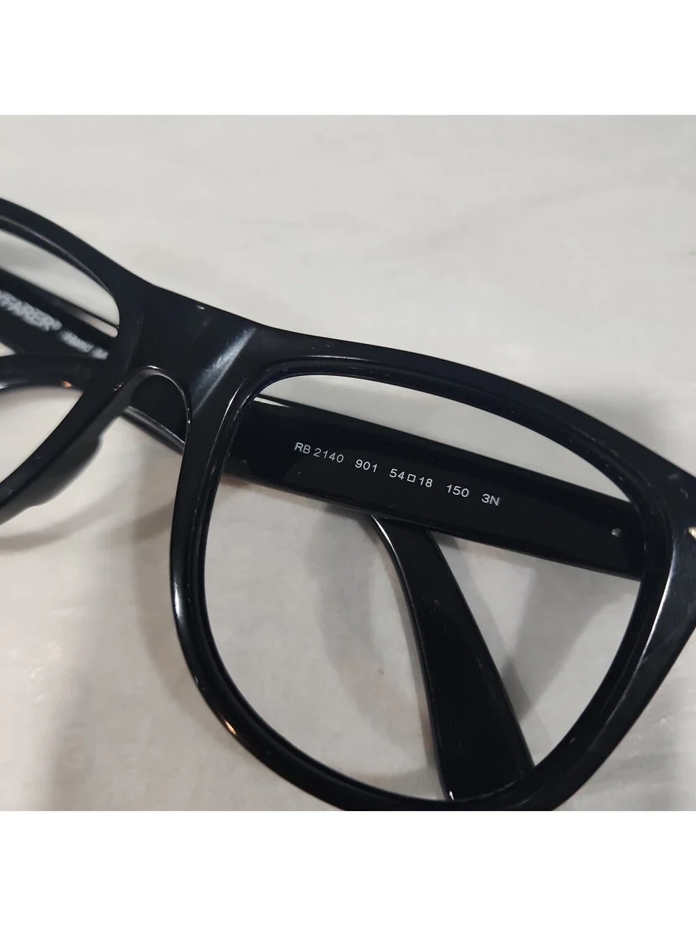Ray Ban RB2140 901 Black Wayfarer Sunglasses Frame 54-18 150